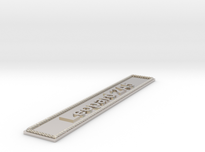 Nameplate Leopard 2A5 3d printed