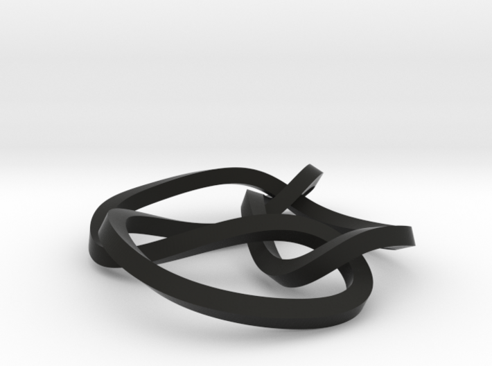 6-3 mobius knot small 3d printed