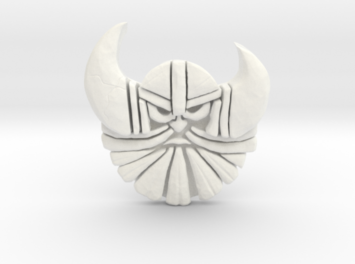 Dwarf emblem 3d printed