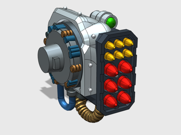 Left - Atlas Redemptor: V1 Missile Launcher 3d printed 