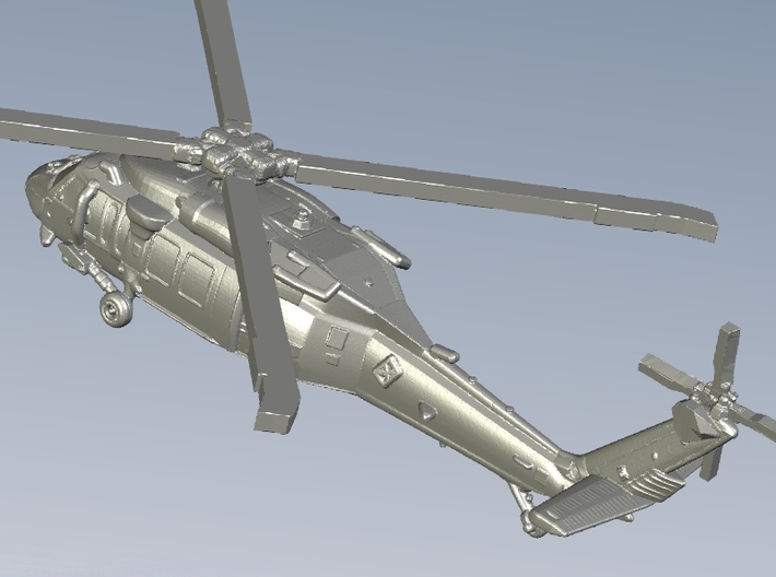 1/400 scale Sikorsky UH-60 Black Hawk tail x 25 3d printed 