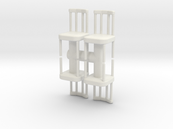 Antique Chair (x4) 1/48 3d printed
