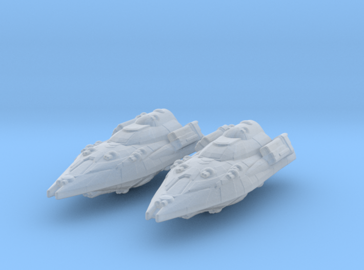 Orion Heavy Cruiser 1/7000 x2 3d printed 
