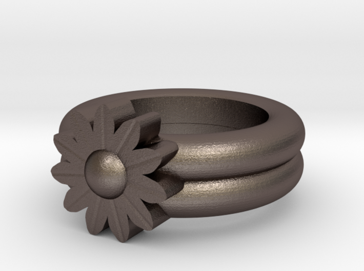 Sarah Allen Gerbera Ring 3d printed