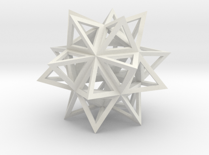 Stellated Icosahedron 1.7&quot; 3d printed