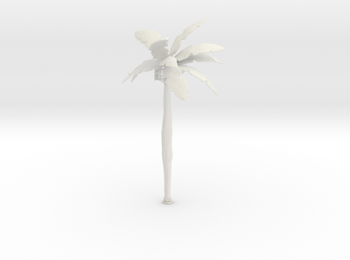 Palm Tree Cell Tower 1-87 HO Scale 3d printed