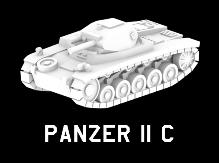 Panzer II C 3d printed