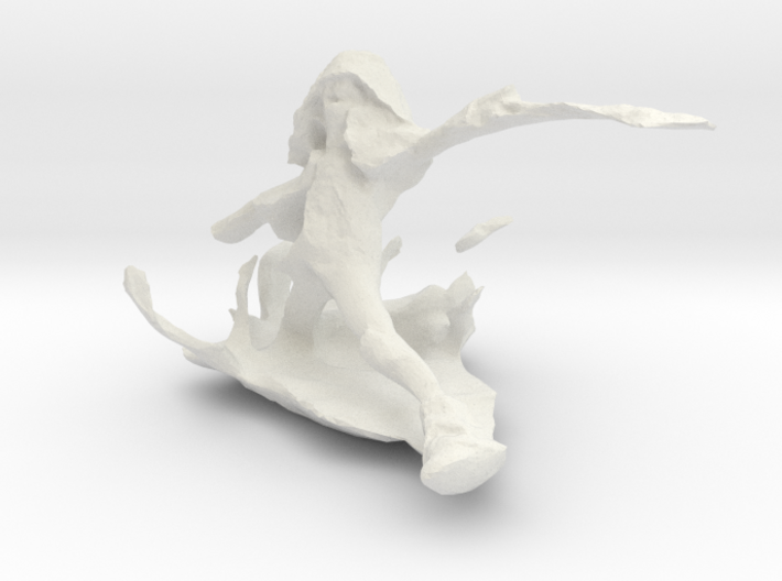 Kawieshan Warriors Olympic Legion White Mage 1&quot; 3d printed