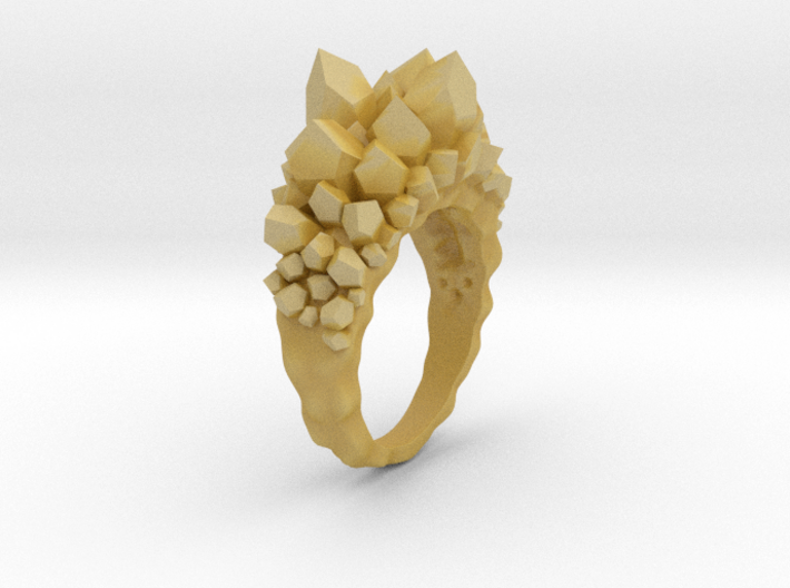 Crystal Ring size 6 3d printed