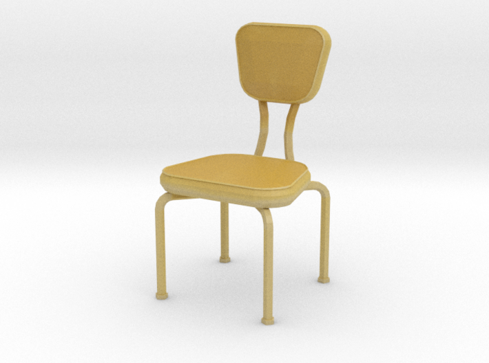 Miniature Dollhouse Dining Chair 'Retro Living' 3d printed