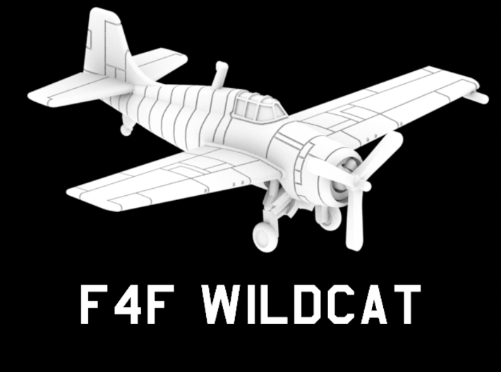 F4F Wildcat 3d printed