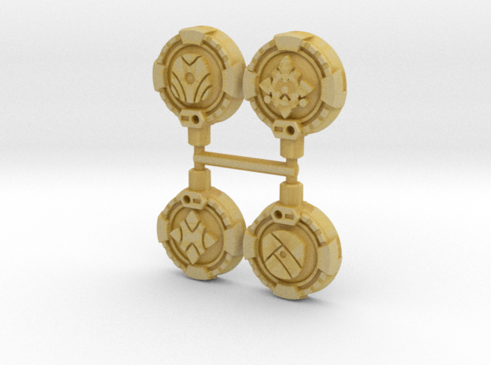 Guiding Hand Cyber Keys, Set of 4 3d printed