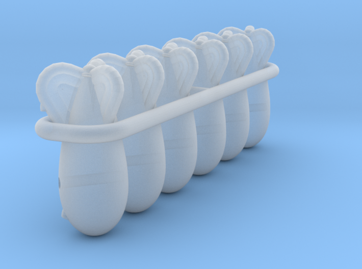Allied Barrage Balloon 6 pack 3d printed