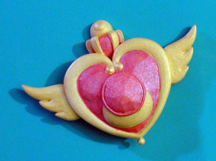 Sailor Moon crisis compact: Full sized for cosplay 3d printed painted with acrylics