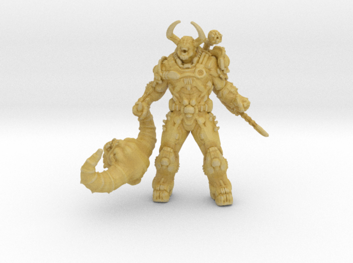 Hell Crusader Eternum Demonic Armor miniature rpg 3d printed