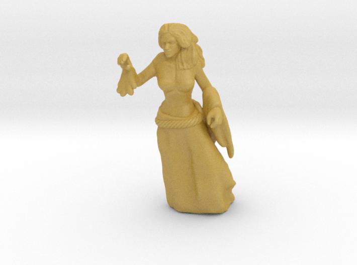 Lady Ghost HO scale 20mm miniature model horror 3d printed