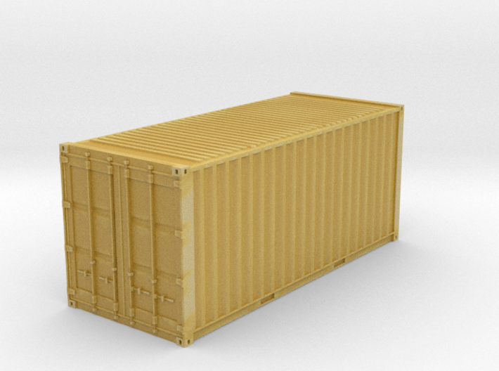 20ft Shipping Container N Scale 3d printed