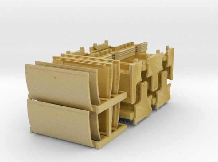 HO Pullman Sections, Ionic Style 3d printed 