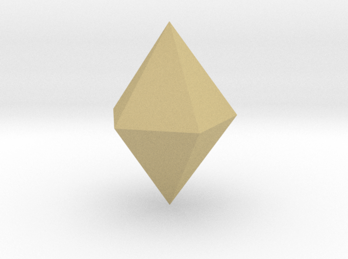 18. Pentagonal Dipyramid - 1in 3d printed