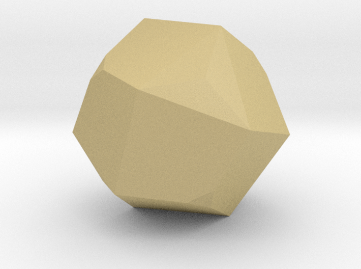 03. Self Dual Icosioctahedron Pattern 3 - 1in 3d printed
