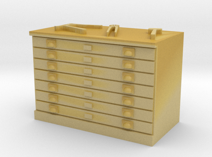 Tool Chest with Hand Tools 3d printed