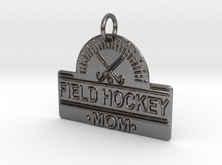 Field Hockey Mom Pendant 3d printed