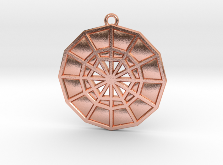 Restoration Emblem 05 Medallion (Sacred Geometry) 3d printed