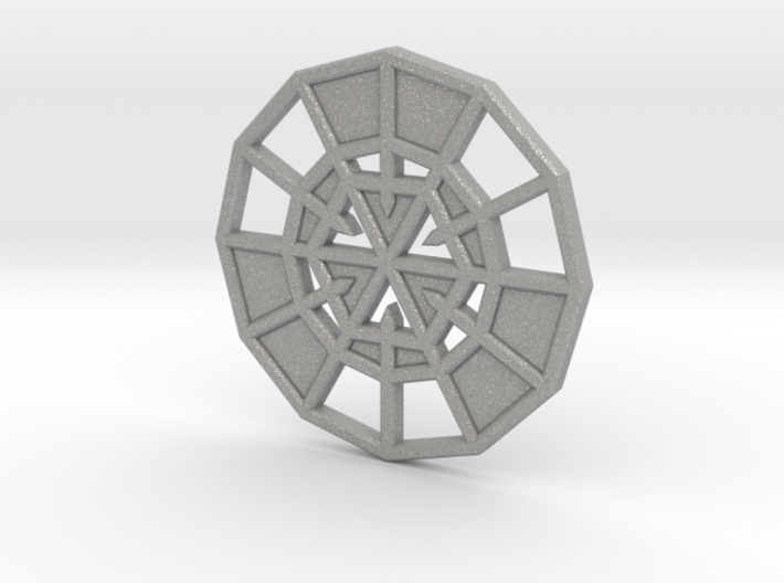 Resurrection Emblem CHARM 10 (Sacred Geometry) 3d printed
