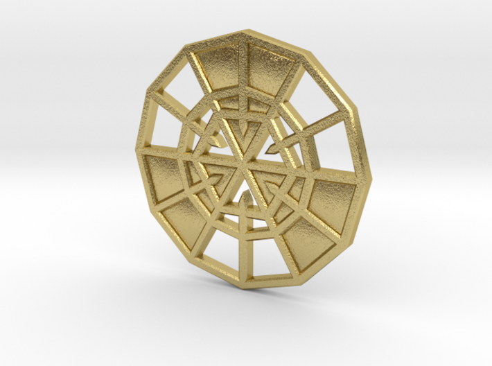 Resurrection Emblem CHARM 11 (Sacred Geometry) 3d printed