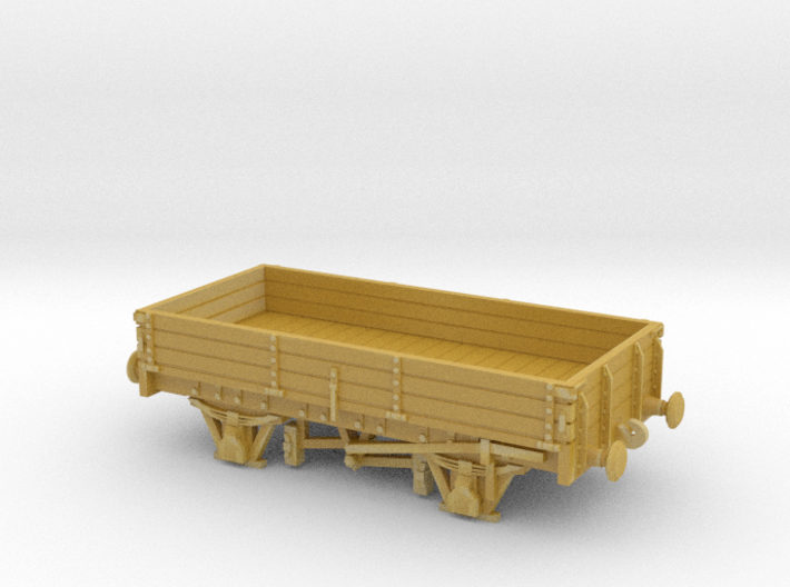 HO/OO scale 3-Plank Wagon Chain 3d printed