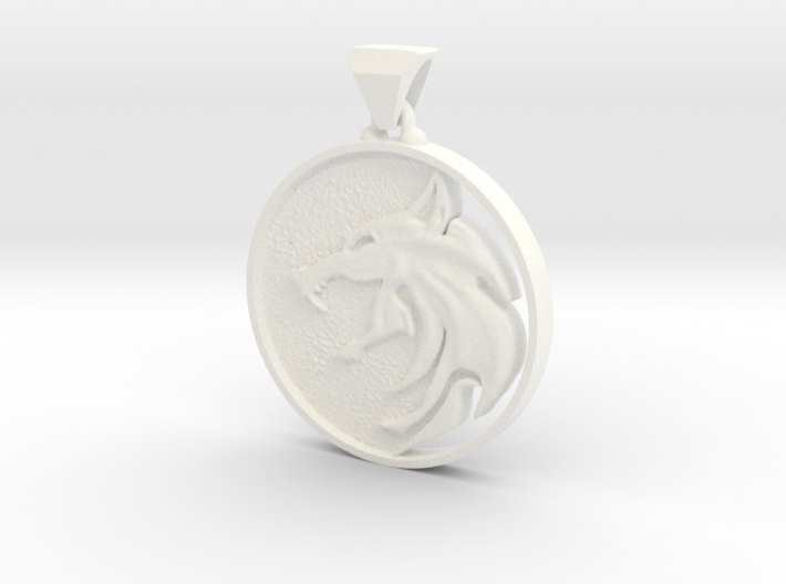 Witcher_Medallion 3d printed