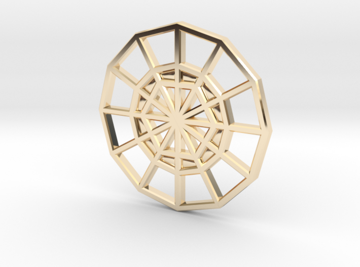 Restoration Emblem 03 CHARM (Sacred Geometry) 3d printed