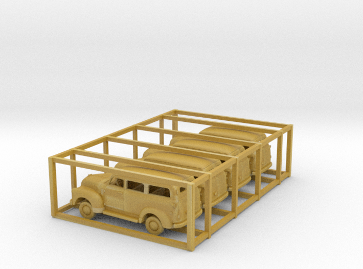 1/160 4X 1947-54 Chevrolet Suburban Set Kit 3d printed