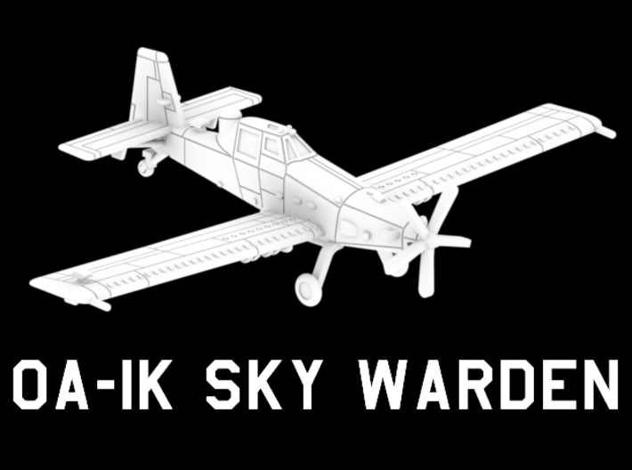 OA-1K Sky Warden (Clean) 3d printed