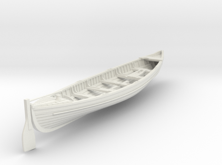 40mm Whaleboat 3d printed