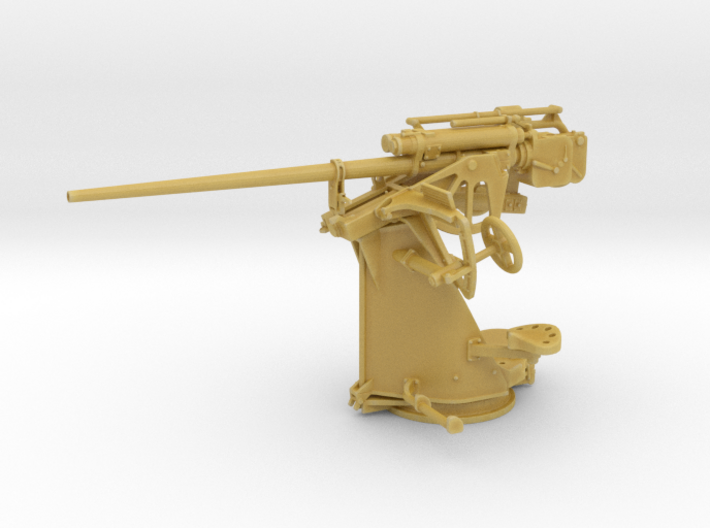 1/45 DKM 3.7 cm/L83 (1.5&quot;) SK C/30 Single Gun 3d printed