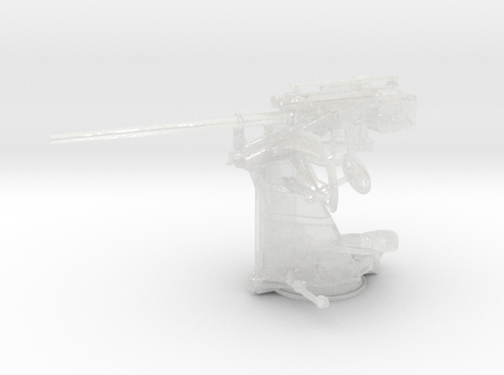 1/45 DKM 3.7 cm/L83 (1.5&quot;) SK C/30 Single Gun 3d printed