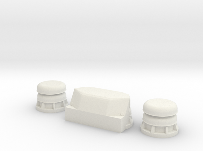 1/200 IJN Yamato Front Vent parts SET 3d printed