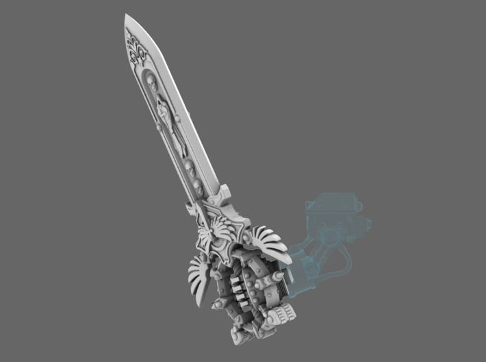 Angels Of Shadow Angelic Sword Ven Dread Size LEFT 3d printed 