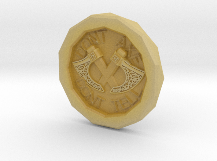 Axe Murderers Anonymous - Sobriety Chip 3d printed