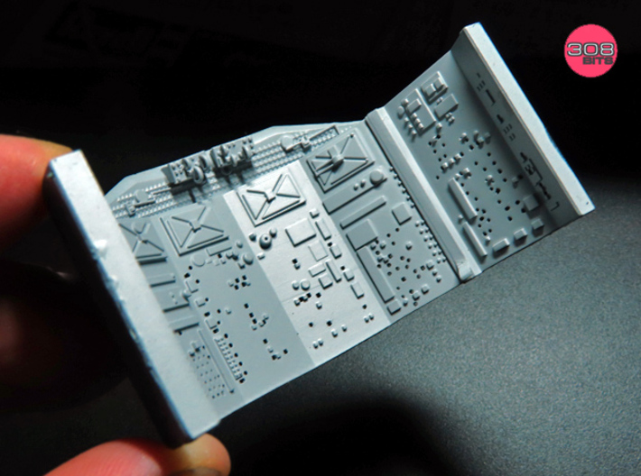 YT1300 DEAGO CABIN WALLS 3d printed Upperwall primed.