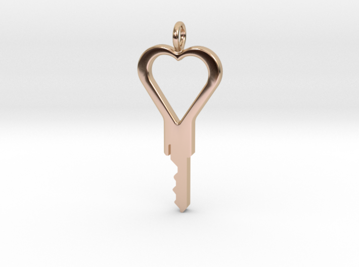 Long Heart - Precut for Kink3D Locksets 3d printed