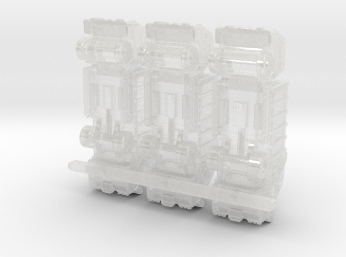 Garbage rear load Dongfeng 16t Rev1 3d printed