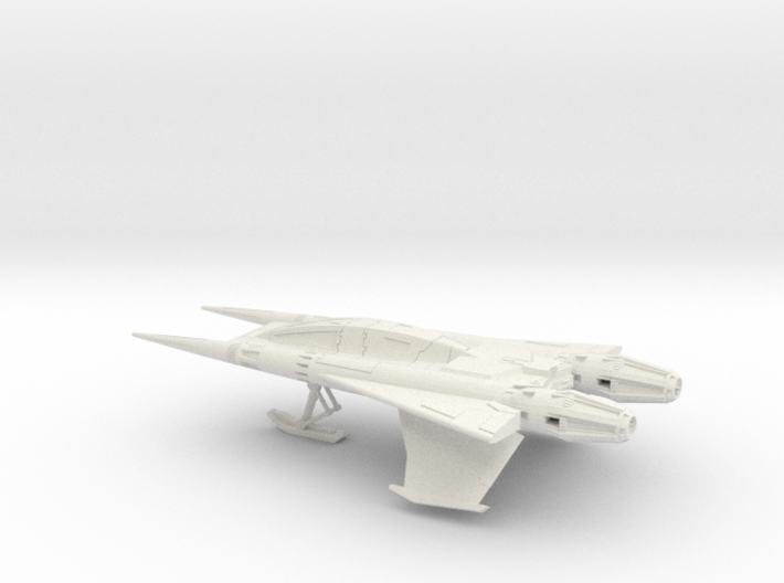 11.77 inch long 1:48th scale Star Jet Pod Fighter 3d printed 