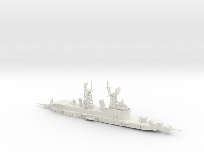 1/500 Scale USS Mitscher DDG-35 Upper Works 3d printed
