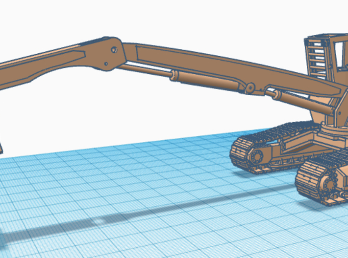 1/50th Tracks for Prentice or other log loaders 3d printed 