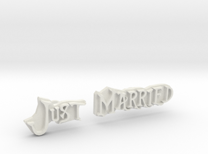 JUST MARRIED 3d printed