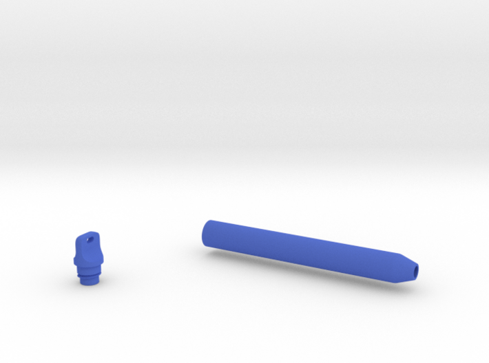 Smooth Marker Pen Grip - small with button 3d printed