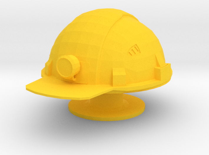 Construction Helmet CROCS CHARMS 3d printed