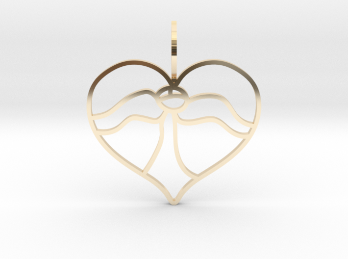 Angel Heart 3d printed
